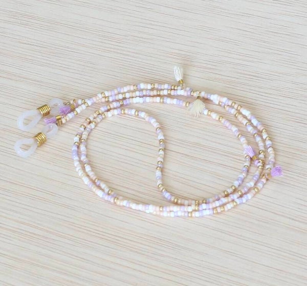 Zonnebril koordje lila