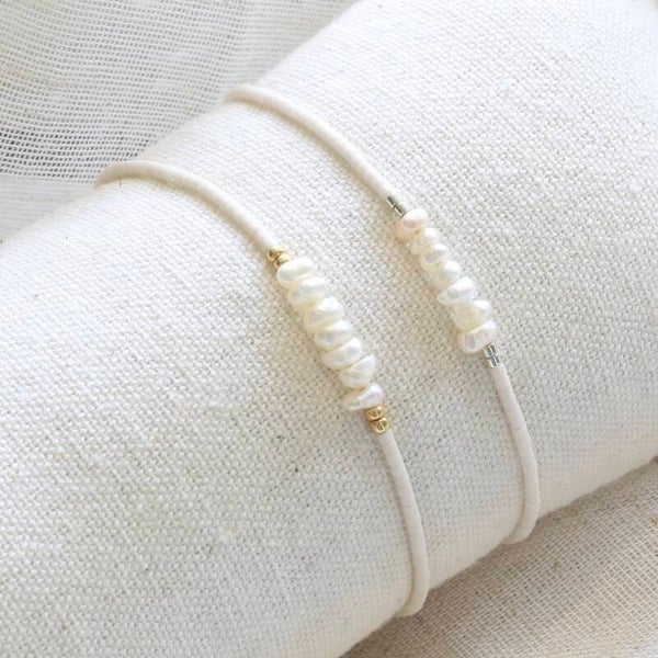 Armband miyuki zoetwater parels