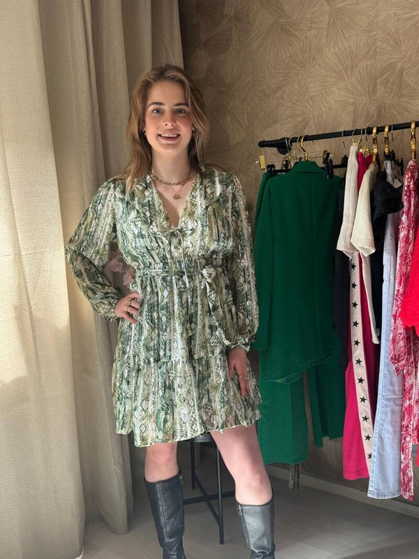 Ibiza Mini Dress GROEN