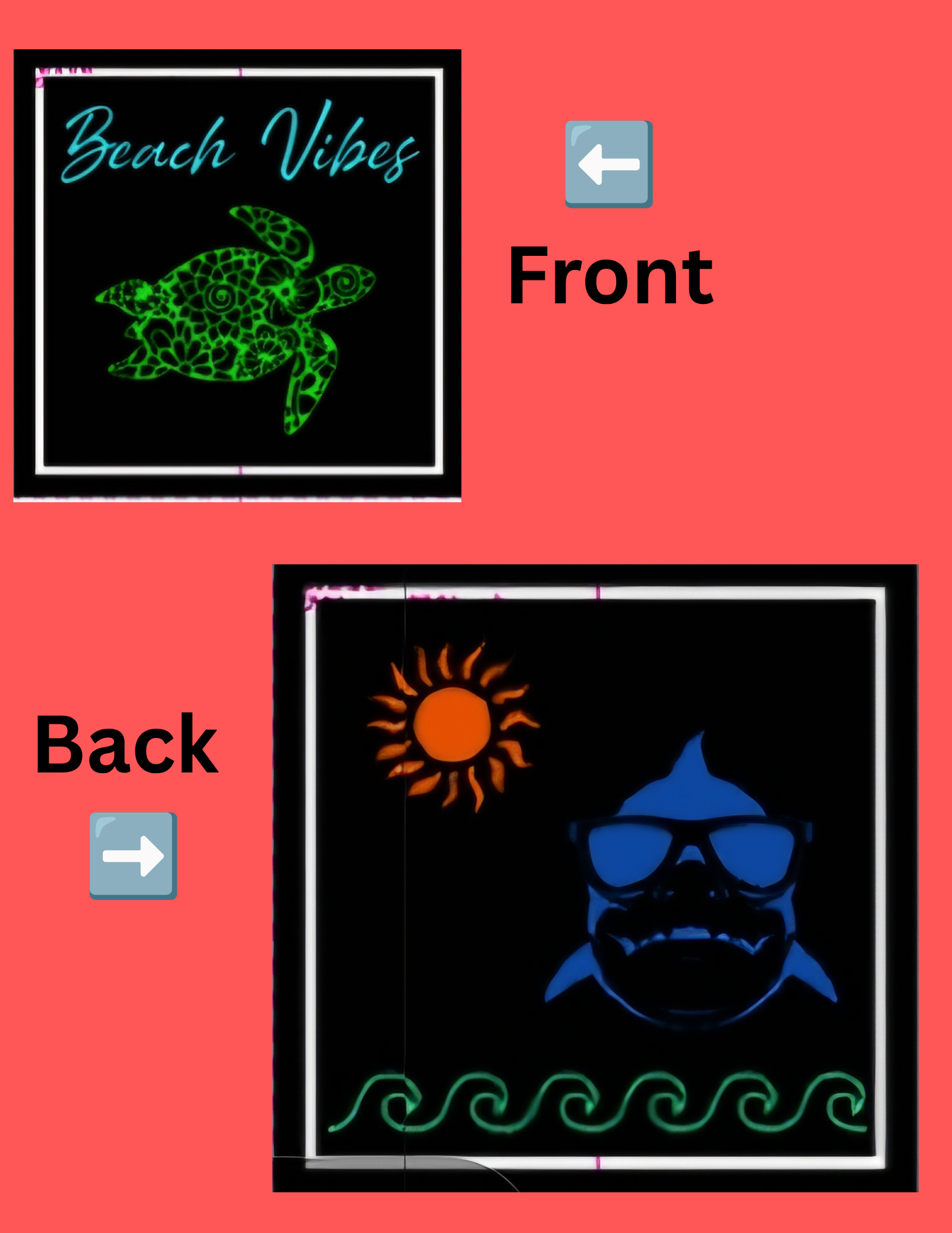 "BEACH VIBES" TOTE BAG