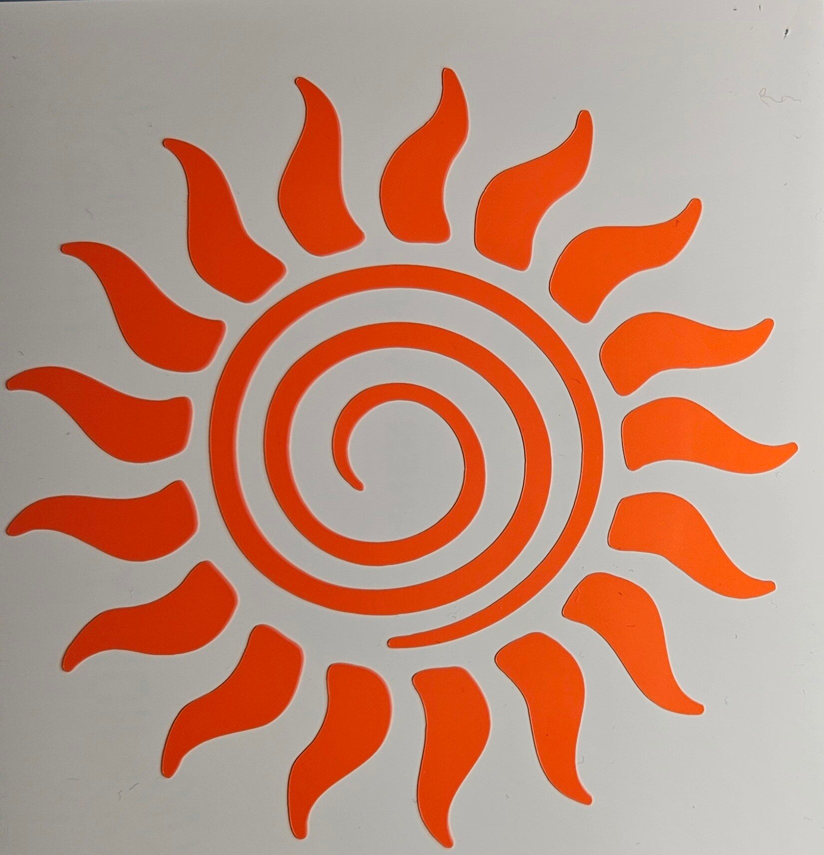 " SWIRL SUN" VINYL DECAL