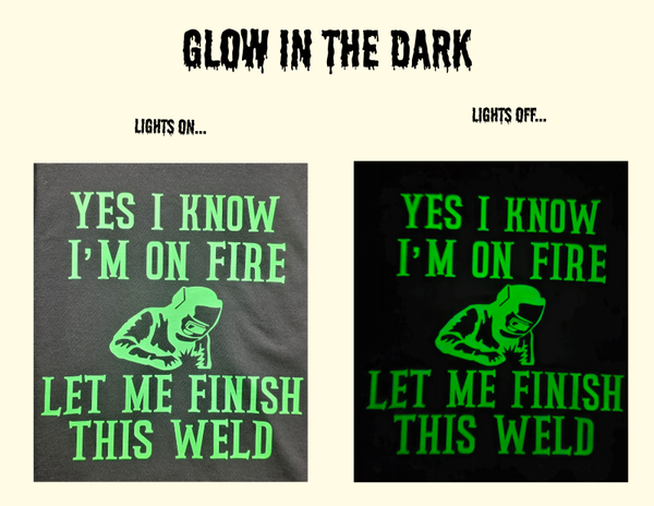 GLOW IN THE DARK "WELD" T-SHIRT