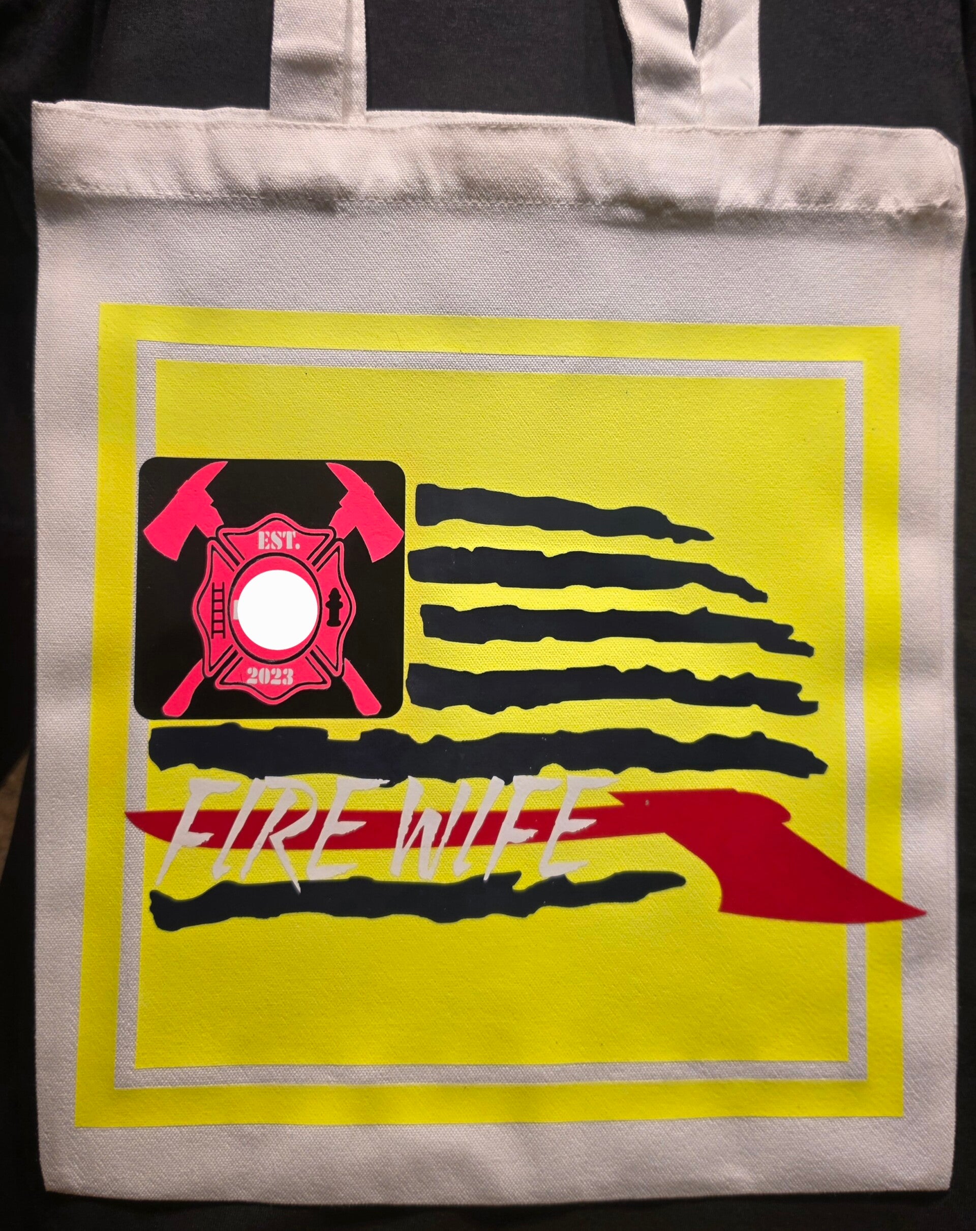 "FIRE WIFE" TOTE BAG