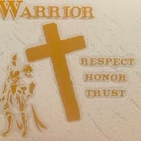 "WARRIOR" VINYL DECAL