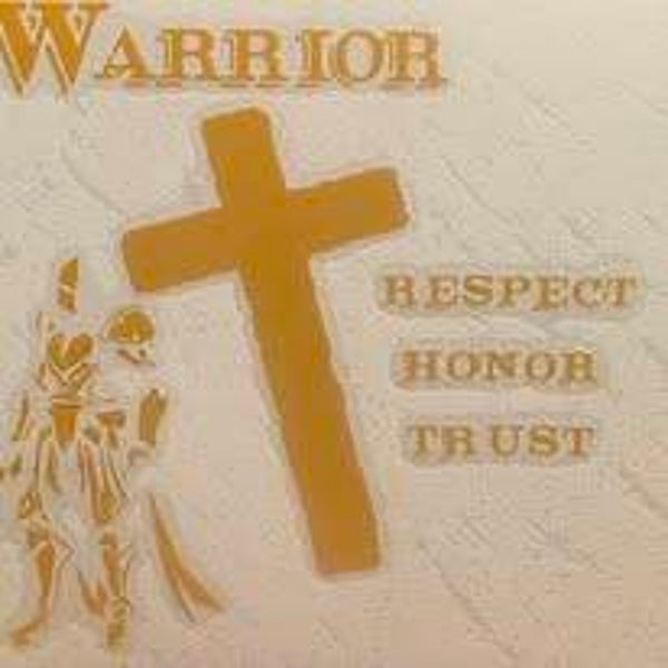 "WARRIOR" VINYL DECAL