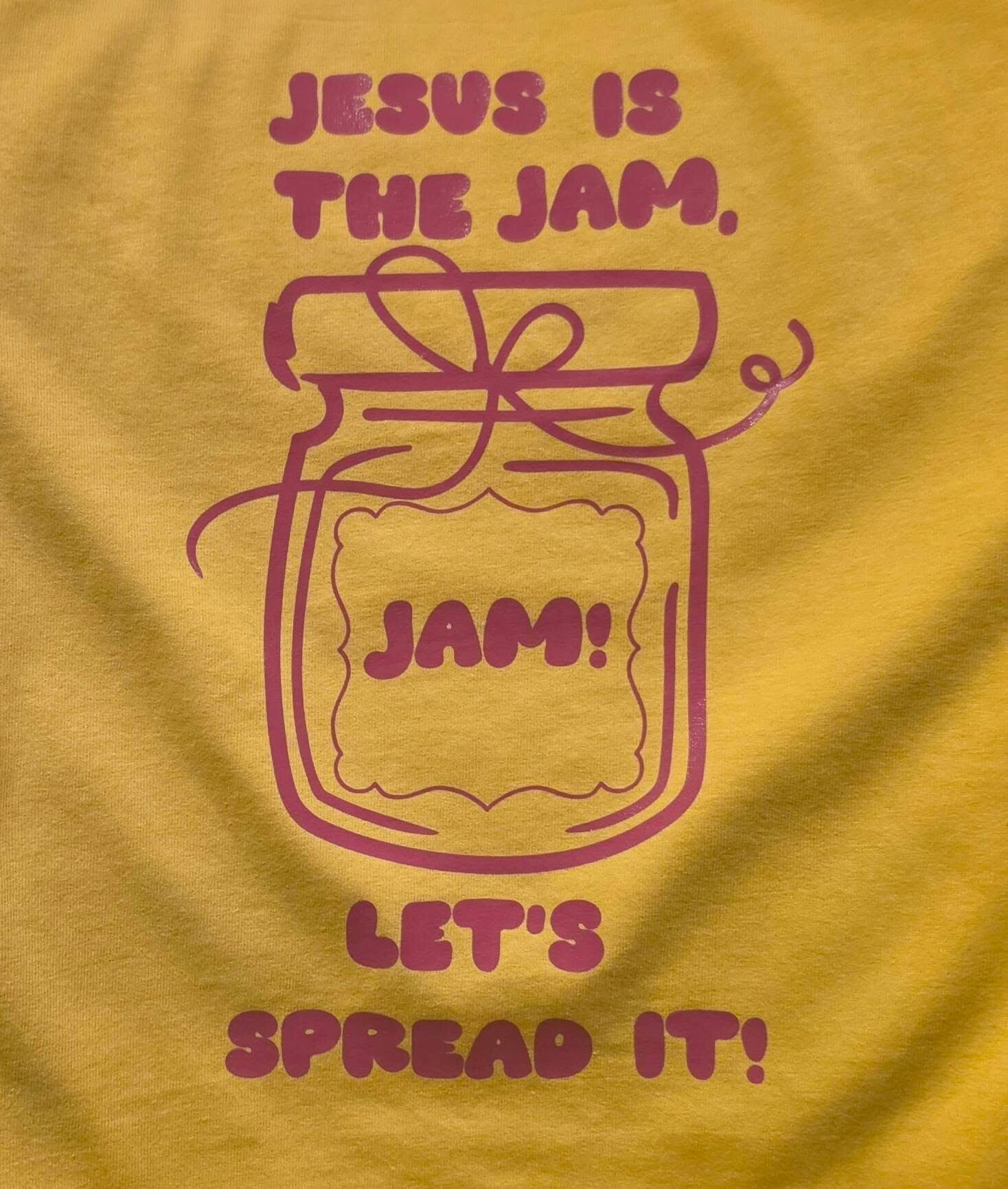 "JESUS IS THE JAM" T-SIRT