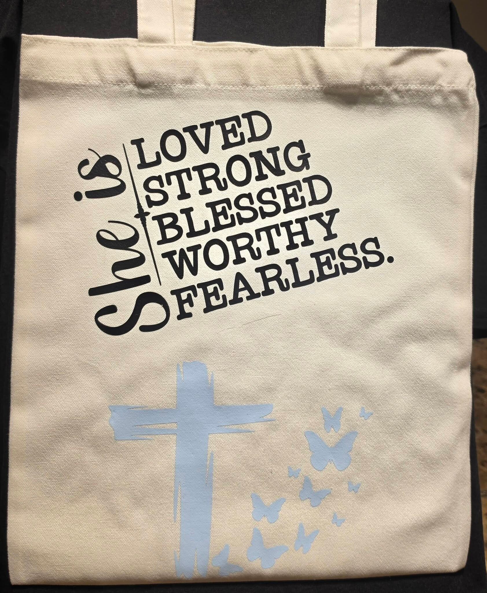 "SHE IS...." TOTE BAG