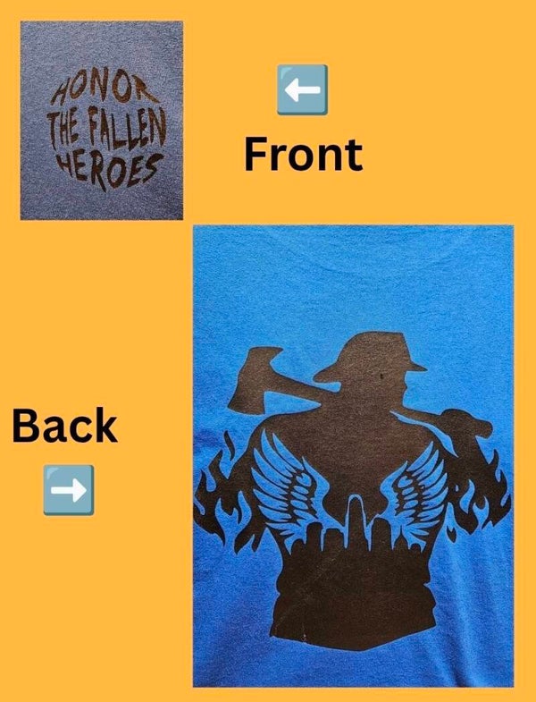 HONOR THE FALLEN HEROS: FIREFIGHTER 9/11 T-SHIRT