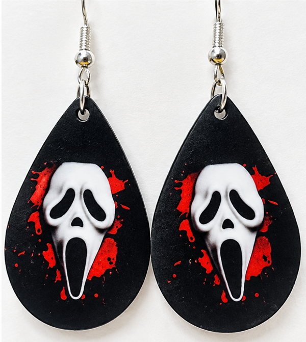 Ghostface Earrings