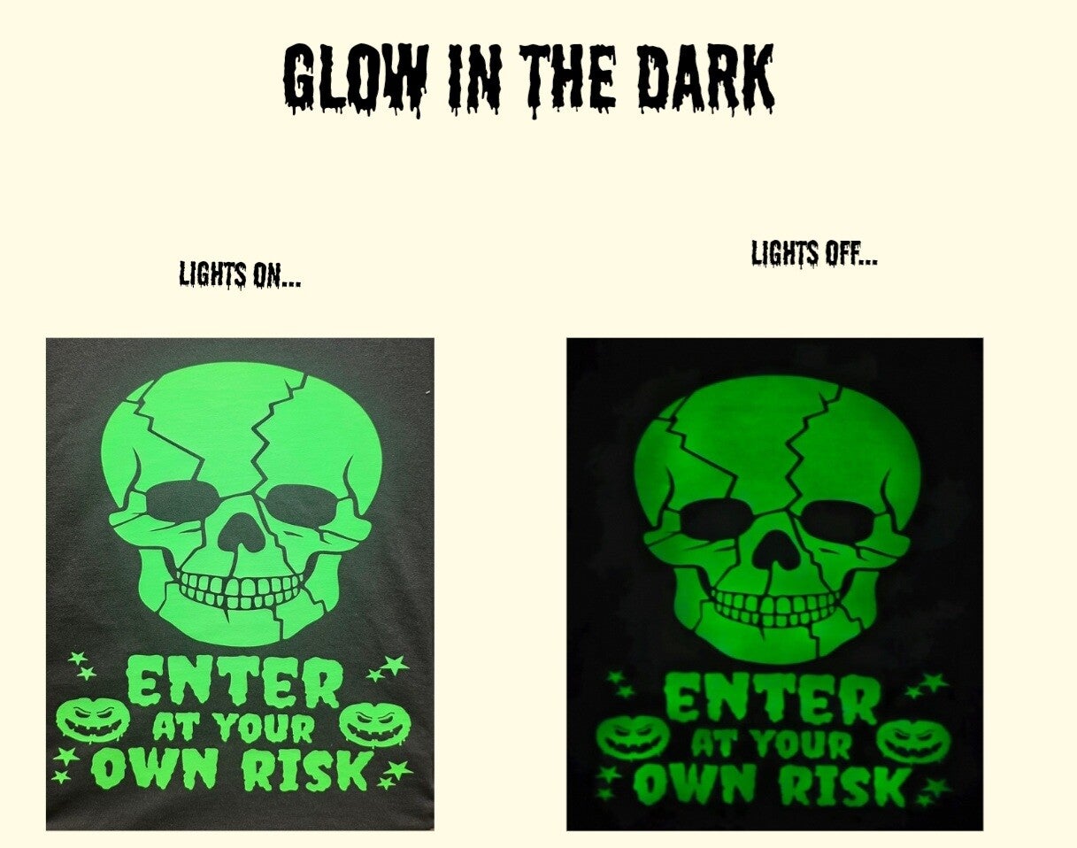 GLOW IN THE DARK "SKULL" T-SHIRT