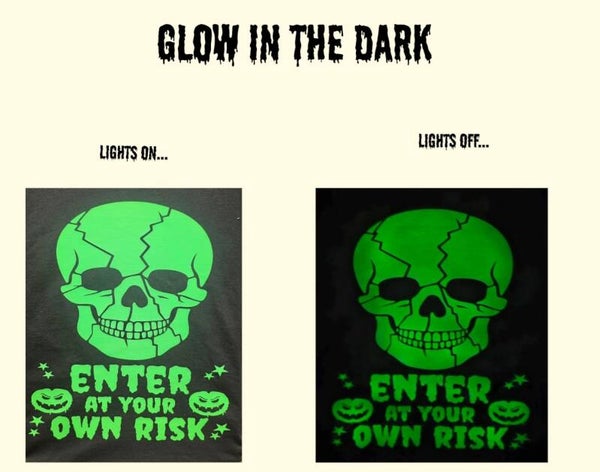GLOW IN THE DARK "SKULL" T-SHIRT