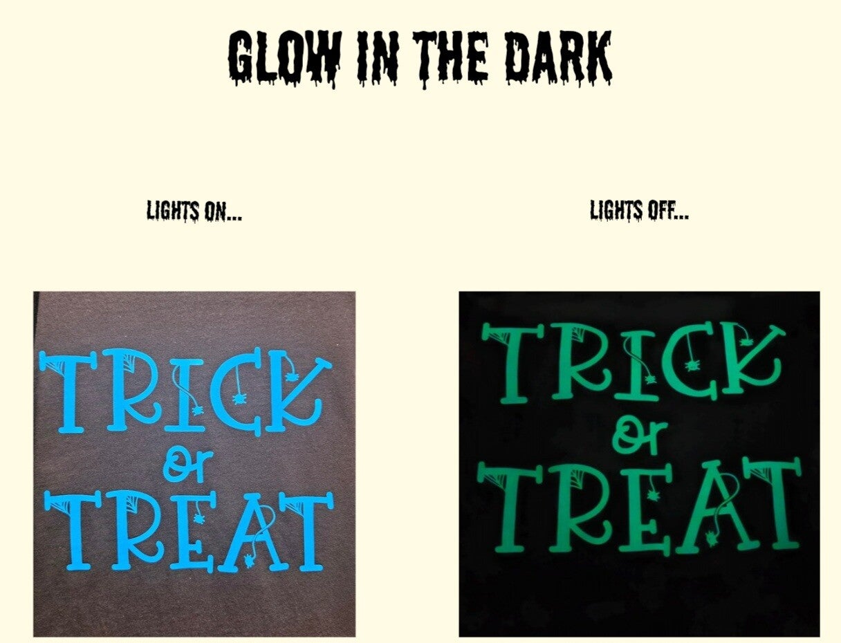 GLOW IN THE DARK "TRICK OR TREAT" T-SHIRT