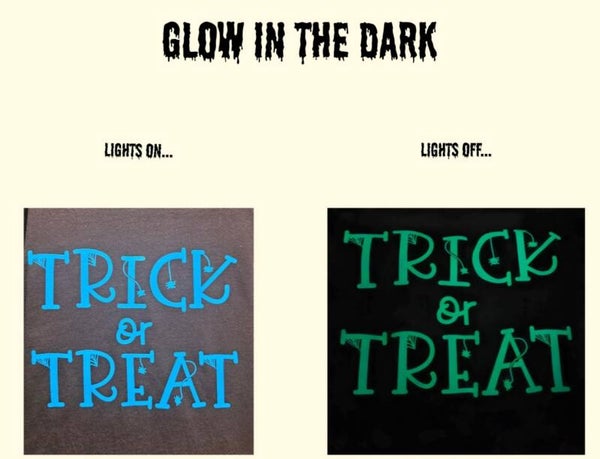 GLOW IN THE DARK "TRICK OR TREAT" T-SHIRT
