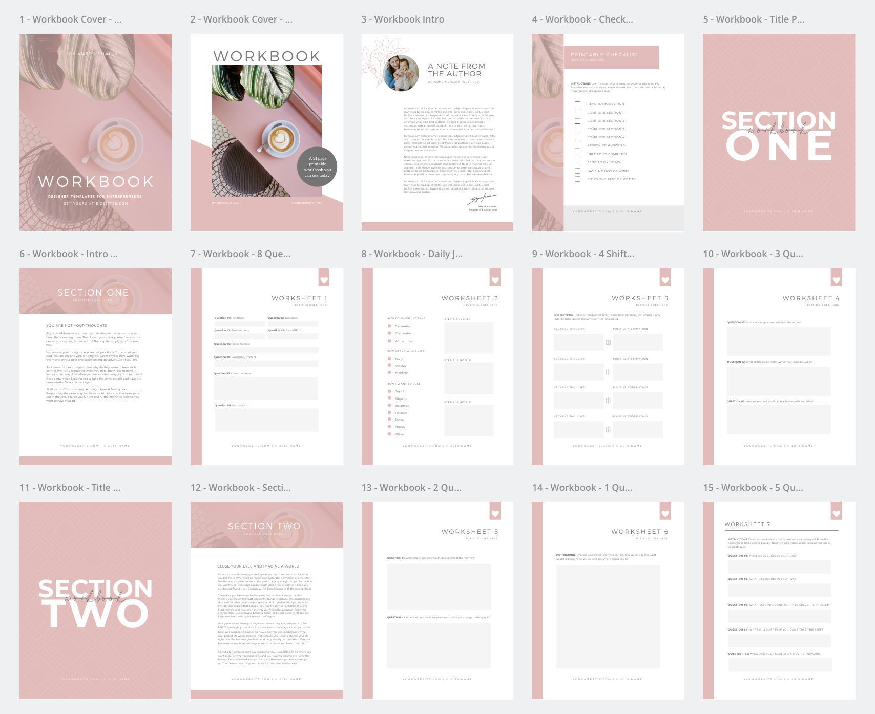 Digital Journal Templates