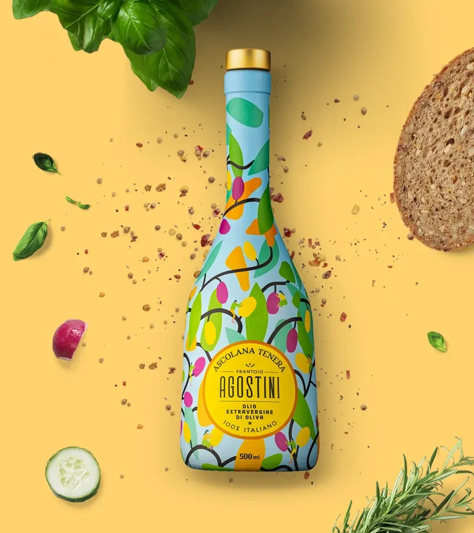 ASCOLANA TENERA Olio Extra Vergine di Oliva - 100% Italiano