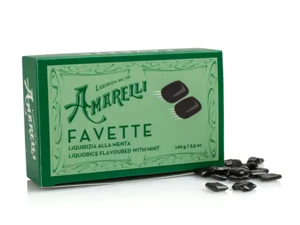 Amarelli - Favette – Liquirizia Dura alla Menta 100g