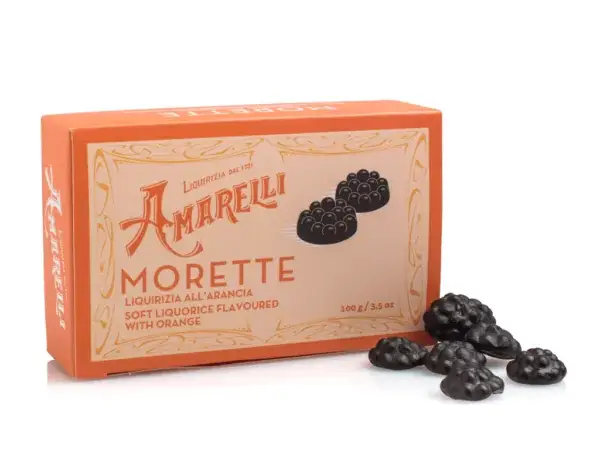 Amarelli - Morette – Liquirizia Gommosa all’Arancia 100gr