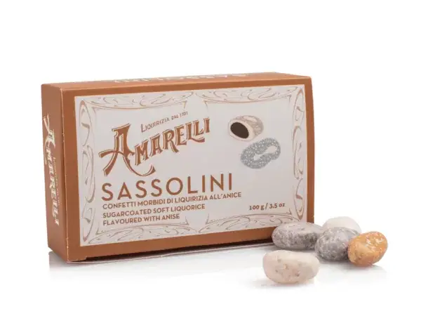 Amarelli Sassolini – Liquirizia Confettata all’Anice 40 g