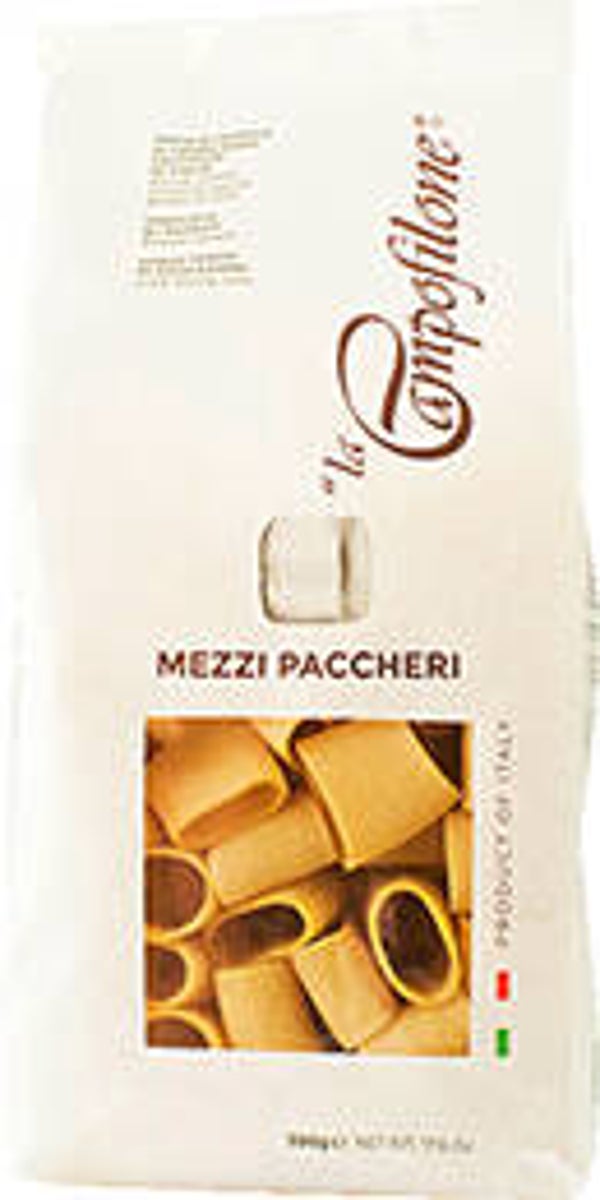 Pasta Corta di semola Mezzi Paccheri