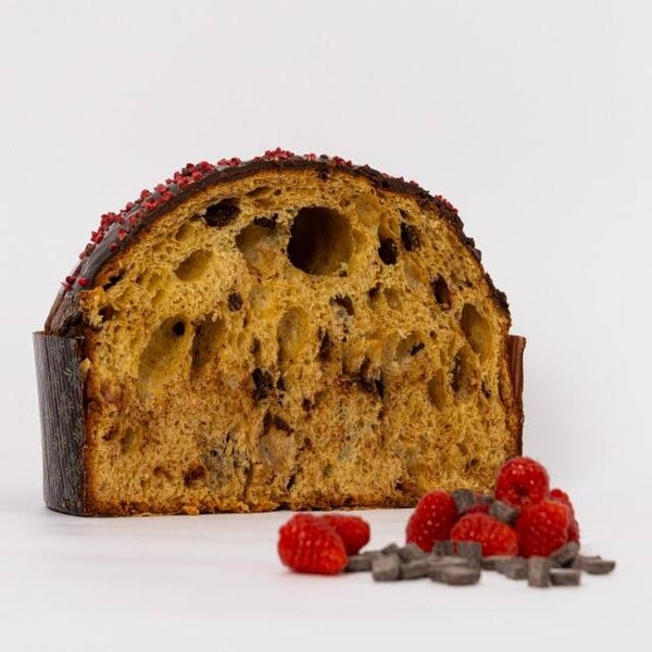 Panettone Gianduia e Lamponi