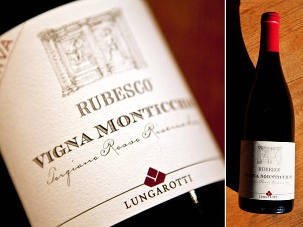 Rubesco Riserva Vigna MOnticchio