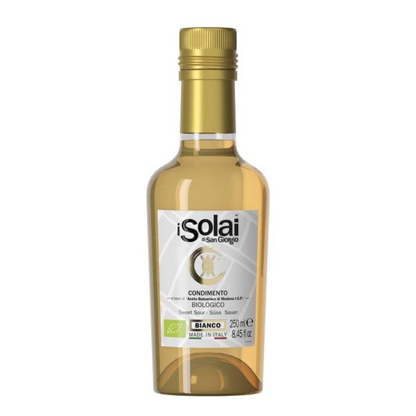 Condimento Agrodolce Bianco BIOLOGICO  a base di Aceto Balsamico di Modena I.G.P. - I Solai di San Giorgio