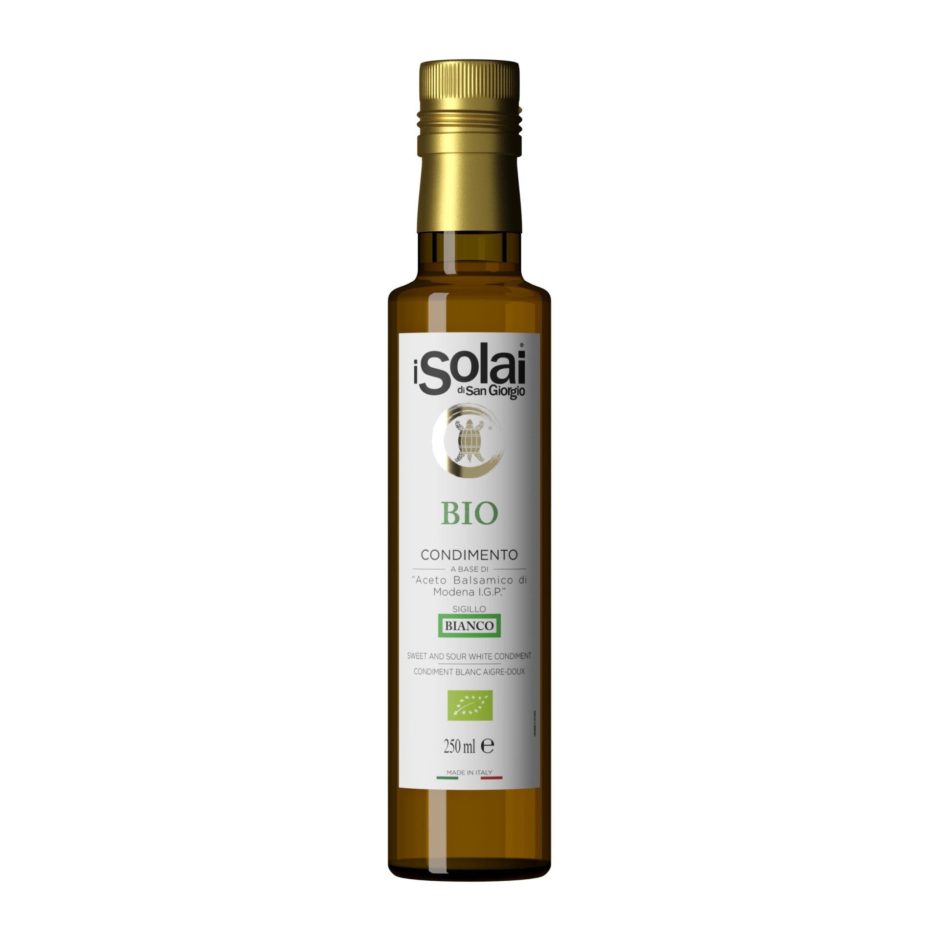 Condimento Agrodolce Bianco BIOLOGICO  a base di Aceto Balsamico di Modena I.G.P. -  I Solai di San Giorgio