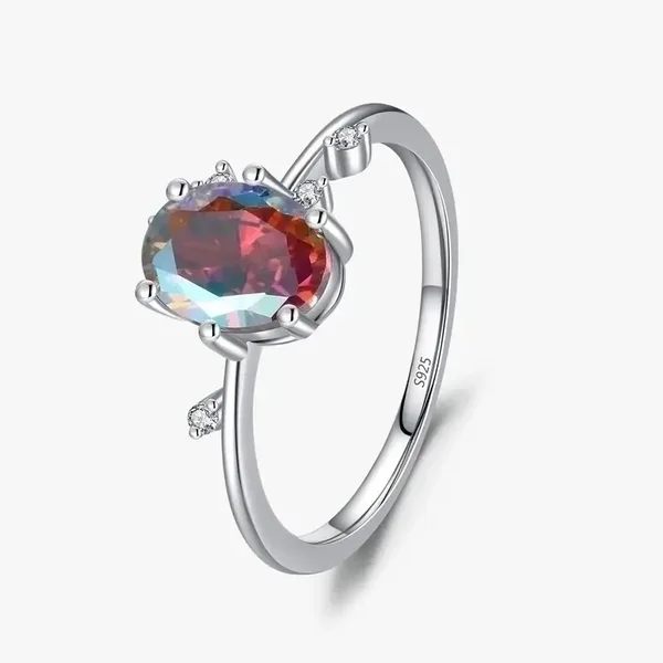 Ring - zilver met zirkoon