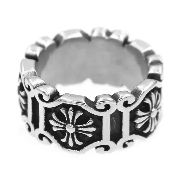 Heren kruis ring
