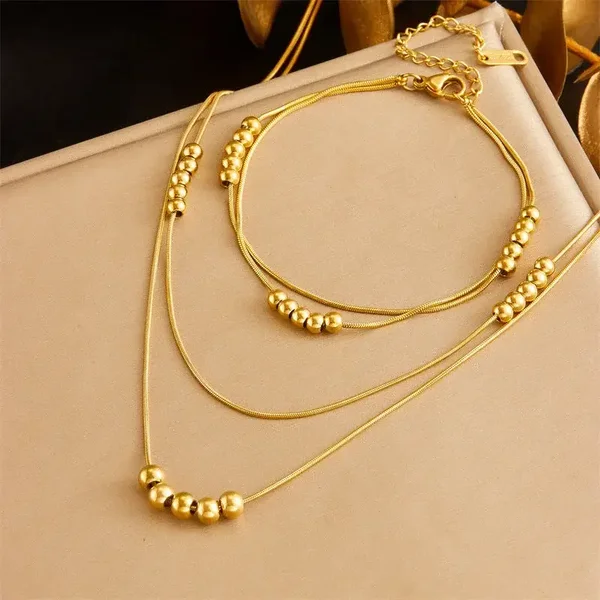 Sieradenset 2-delig stainless steel