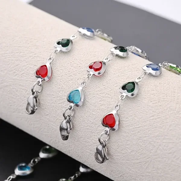 Armband - stainless steel gekleurd