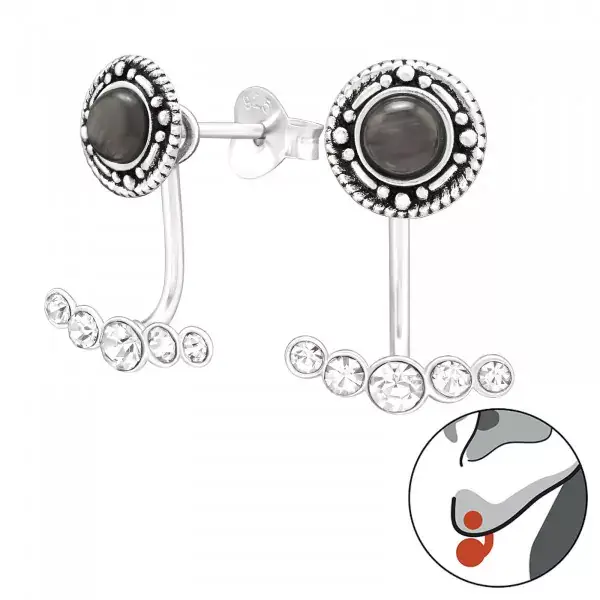 Oorbellen zilver