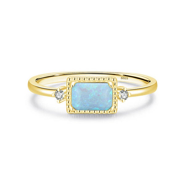 Ring zilver verguld met wit goud en zilver verguld