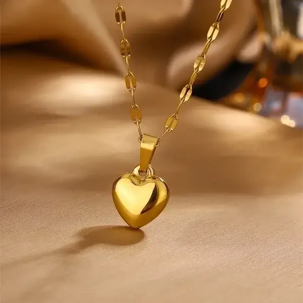 Ketting verguld met hart