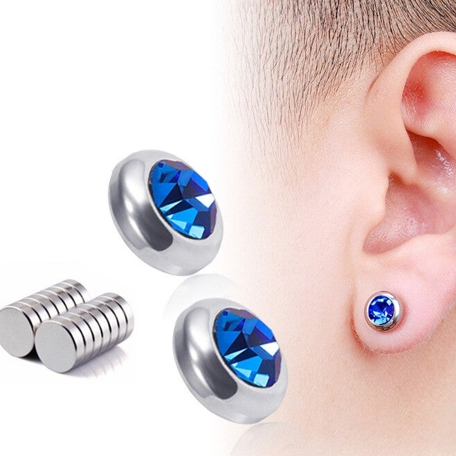 Magneet oorbelllen geen piercing meer nodig