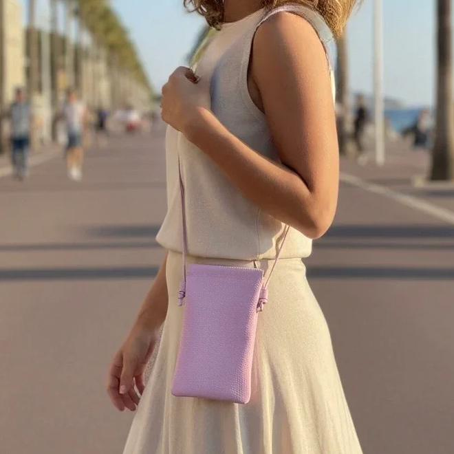 Telefoontas  leer uit Italie