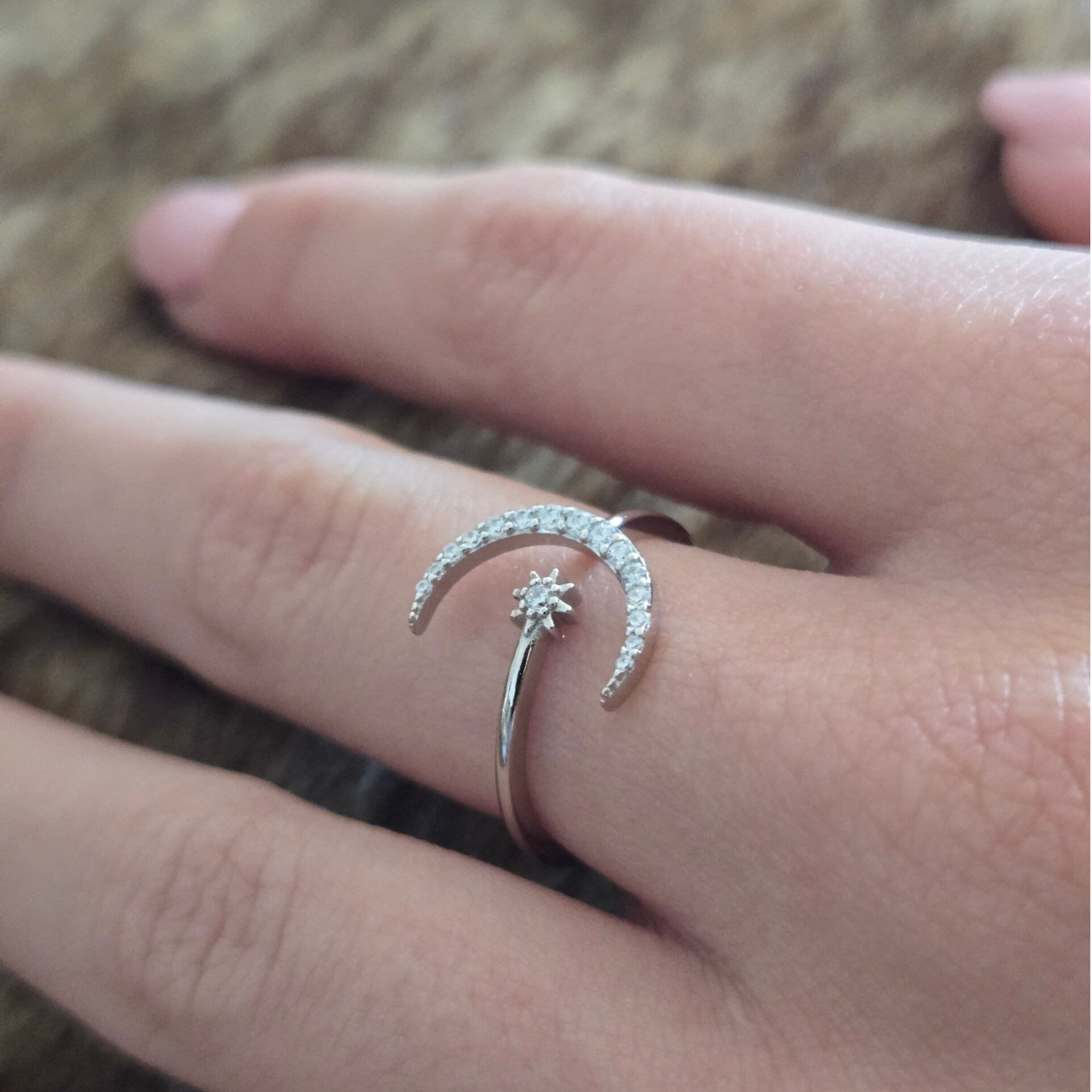 Ring zilver en zilver verguld