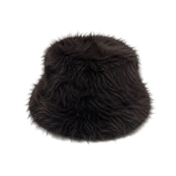 Hoed fluffy bucket