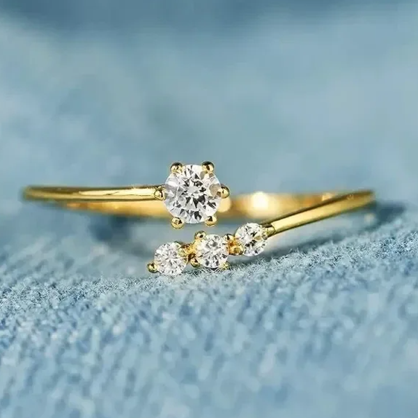 Ring zilver S925 Sterling met Ingebedde Zirkoon