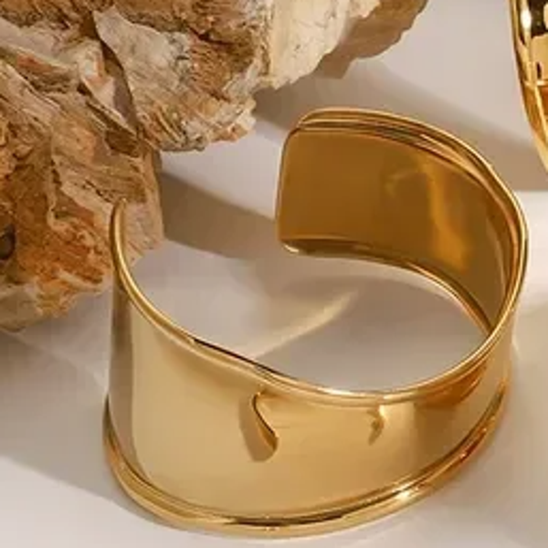 Armband - stainless steel verguld