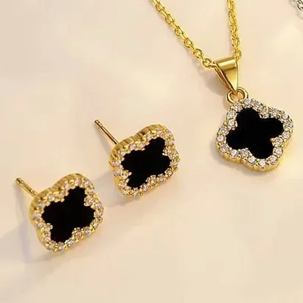 Set - titanium verguld 2 delig