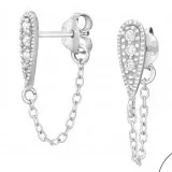 Oorbellen zilver