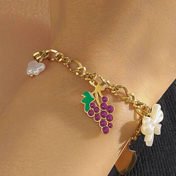 Armband - stainless steel verguld