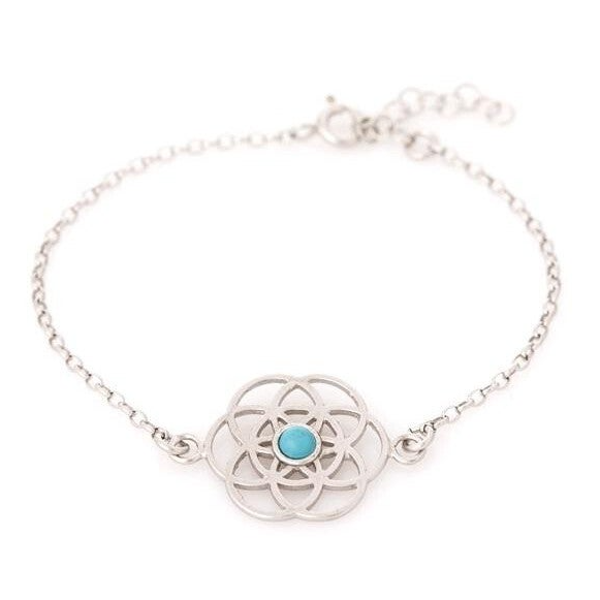 Armband zilver met Turquoise