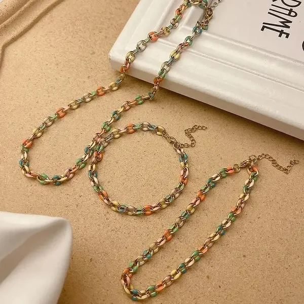 Sieradenset 3-delig stainless steel