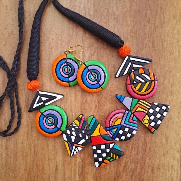 Ketting set hand gemaakt