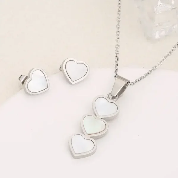 Set - stainless steel  2 delig