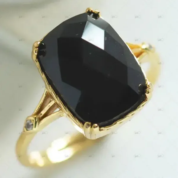 Ring zilver verguld