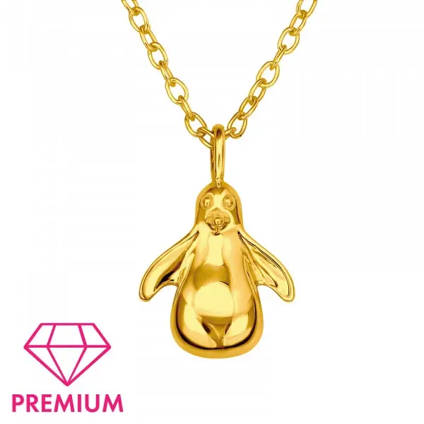 kids ketting - zilver verguld