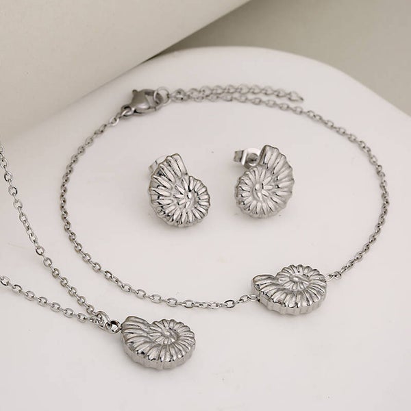 Sieraden set 3-delig stainless steel